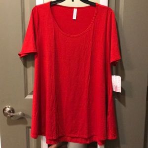 Brand New Medium Solid Red Perfect T from LuLaRoe